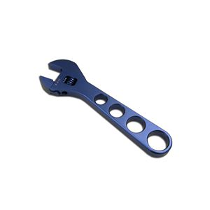 RACING POWER CO-PACKAGED #R6206 9In Adjustable Aluminum Wrench Blue