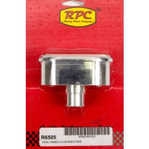RACING POWER CO-PACKAGED #R6505 Alum Finned V/C Breather Polished