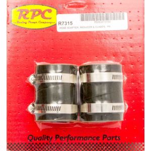 RACING POWER CO-PACKAGED #R7315 Radiator End Rubber Hose End 2in x 1.5in