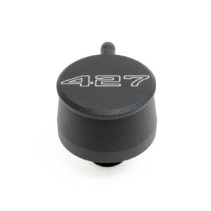 RACING POWER CO-PACKAGED #R8346 Valve Cover Breather 427 Logo Black Each