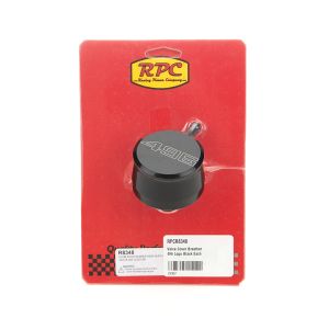 RACING POWER CO-PACKAGED #R8348 Valve Cover Breather 496 Logo Black Each