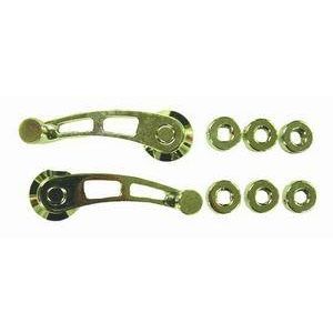 RACING POWER CO-PACKAGED #R8408 Chrome Alum 4-1/4In Win dow Handle