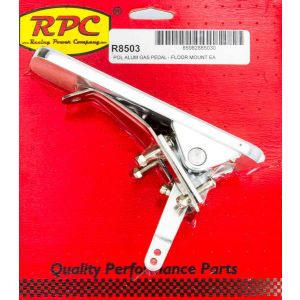 RACING POWER CO-PACKAGED #R8503 Gas Pedal Polished Alum