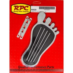 RACING POWER CO-PACKAGED #R8520 Gas Pedal Barefoot Chrom Steel