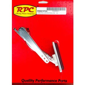 RACING POWER CO-PACKAGED #R8601POL Gas Pedal Polished Alum