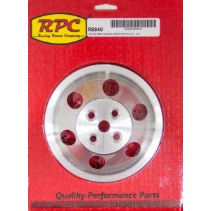 RACING POWER CO-PACKAGED #R8840 BBC SWP Single Groove Upper Pulley