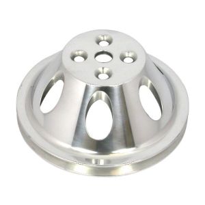 RACING POWER CO-PACKAGED #R8840POL Polished Alum BBC Single Groove Water Pump Pulley
