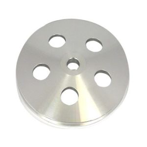 RACING POWER CO-PACKAGED #R8848POL Polished Aluminum GM 1V Power Steering Pulley