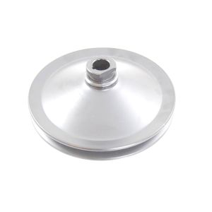 RACING POWER CO-PACKAGED #R8946 283/327 GM SB Power Stee ring Pulley Chrome