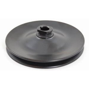 RACING POWER CO-PACKAGED #R8948B GM Power Steering Pulley Black Single Grooved