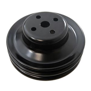 RACING POWER CO-PACKAGED #R8975B Ford 289 2 Groove Water Pump Pulley Black