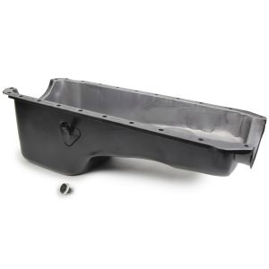 RACING POWER CO-PACKAGED #R9294P 65-90 BBC Steel Stock Oil Pan Black