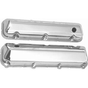 RACING POWER CO-PACKAGED #R9297 Chrome Steel Valve Cover 429-460 Pair