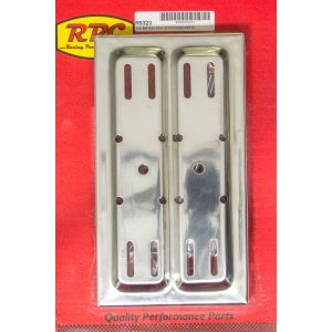 RACING POWER CO-PACKAGED #R9323 Stainless Steel Battery Tray Kit