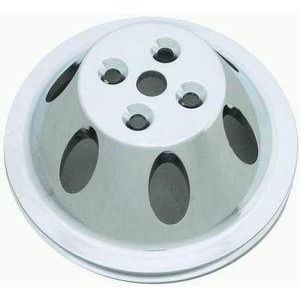 RACING POWER CO-PACKAGED #R9478POL Pol Alum SBC Single Gro ove Pulley