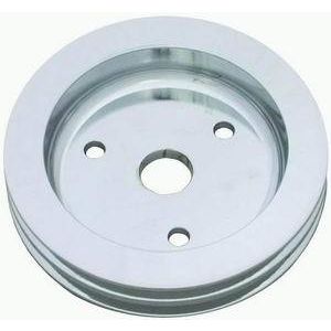 RACING POWER CO-PACKAGED #R9481POL Pol Alum SBC Double Gro ove Pulley