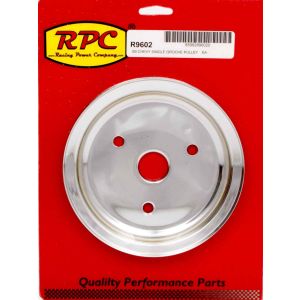 RACING POWER CO-PACKAGED #R9602 Chrome Steel Crankshaft Pulley SBC Short Wp 6.8