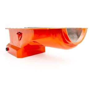 RACING POWER CO-PACKAGED #R9729 65-95 BBC Steel Drag Race Oil Pan Orange