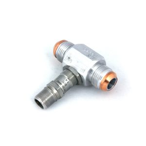 RACEPAK #800-FM-AN10-SS Flow Meter - Stainless Steel w/#10an