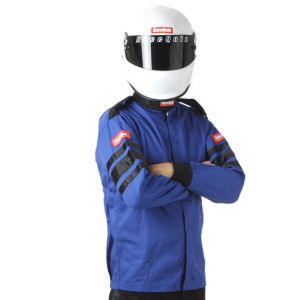 RACEQUIP #111025RQP Blue Jacket Single Layer Large
