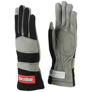 RACEQUIP #351006RQP Gloves Single Layer X-Large Black SFI