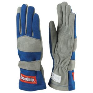 RACEQUIP #351022RQP Gloves Single Layer Small Blue SFI