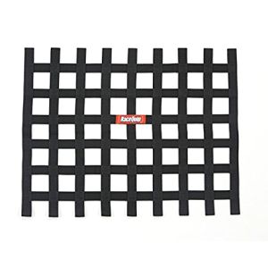 RACEQUIP #721005RQP Ribbon Window Net Black Non-SFI