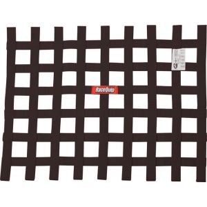 RACEQUIP #725005RQP Ribbon Window Net SFI Black