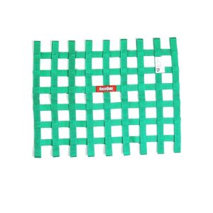 RACEQUIP #725075RQP Ribbon Window Net SFI Green
