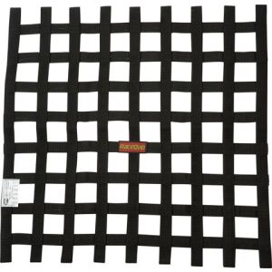 RACEQUIP #726009RQP Ribbon Net 24x24 SFI Black