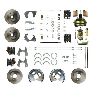 RIGHT STUFF DETAILING #FSC654DCC 65 - 68 Full Size Chevy Brake Conversion Kit