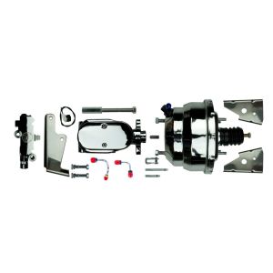 RIGHT STUFF DETAILING #J81315171 Chrome 8in Dual Booster and Master Cylinder