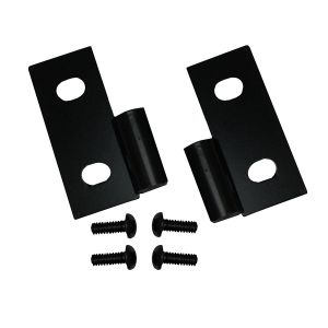 RUGGED RIDGE #11202.03 Lower Door Hinge Bracket s  Black 76-06 Jeep CJ