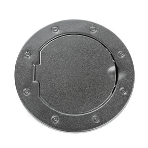 RUGGED RIDGE #11229.05 Non-Locking Gas Cap Door Textured Blak 07-18 Jeep