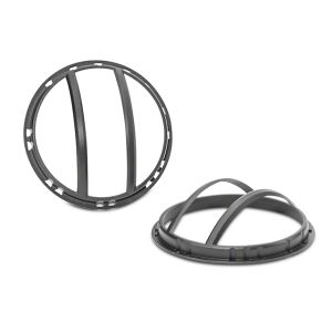 RUGGED RIDGE #11230.13 Elite Pivotal Headlight Euro Gard Blk 07-18 Jeep