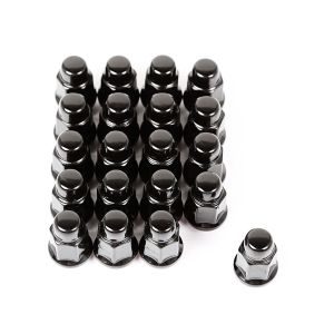 RUGGED RIDGE #16715.23 Wheel Lug Nut  Set of 20 Black  1/2-20