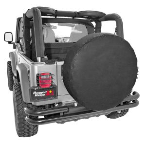 RUGGED RIDGE #772901 Tire Cover  Black  27-29 inch