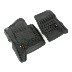 RUGGED RIDGE #82901.04 Floor Liners Front Black 14-18 GM SUV/1500/2500