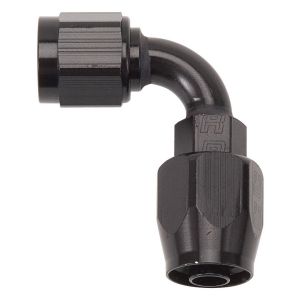 RUSSELL #610155 #4 90 Deg Hose End Black