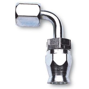 RUSSELL #620421 Endura Hose Fitting #6 90 Deg TFE Hose End