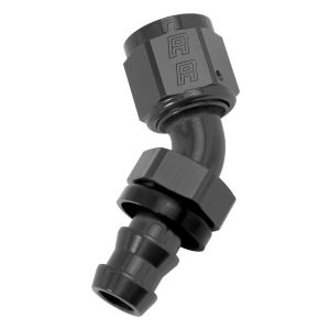 RUSSELL #624093 Twist-Lok Hose End #8 45 Deg Black