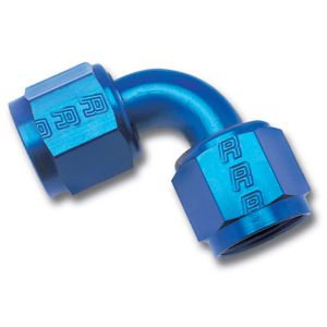 RUSSELL #640170 #8 Swivel Coupler Ftg 90 Deg Blue