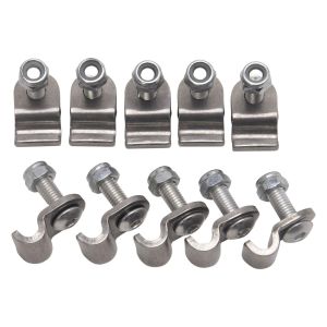 RUSSELL #654030 3/16in SS Brake Line Clamps - 12pk