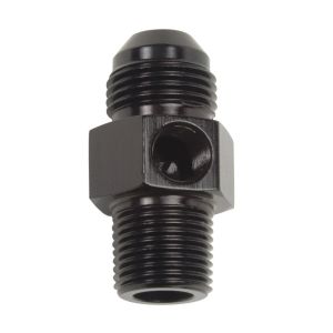 RUSSELL #670083 P/C #8 to 3/8 NPT Str Adptr Fitting w/ 1/8 NPT