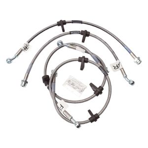 RUSSELL #684600 SS Brake Line Kit 92-95 Honda Civic