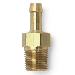 RUSSELL #697000 1/8NPT-3/16 Hose Fitting Brass