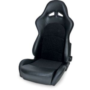 SCAT ENTERPRISES #80-1615-71 Sportsman Pro Racing Seat - Blk Velour/Vinyl