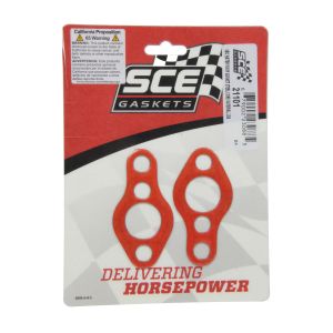 SCE GASKETS #21101 SBC Water Pump Gasket Set w/Steel Carrier 2pk