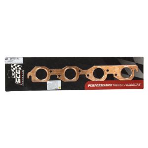 SCE GASKETS #4013 1.875 Dia. BBC Copper Embossed Exhaust Gasket