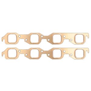 SCE GASKETS #4113 1.875 x 1.800 BBC Copper Embossed Exhaust Gasket